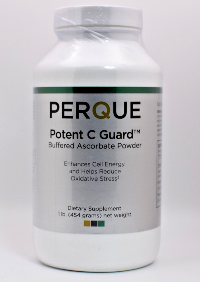 Perque Potent C Guard Powder, 16 Oz Enhance Cell Energy (Exp Date: 8/01/2026)