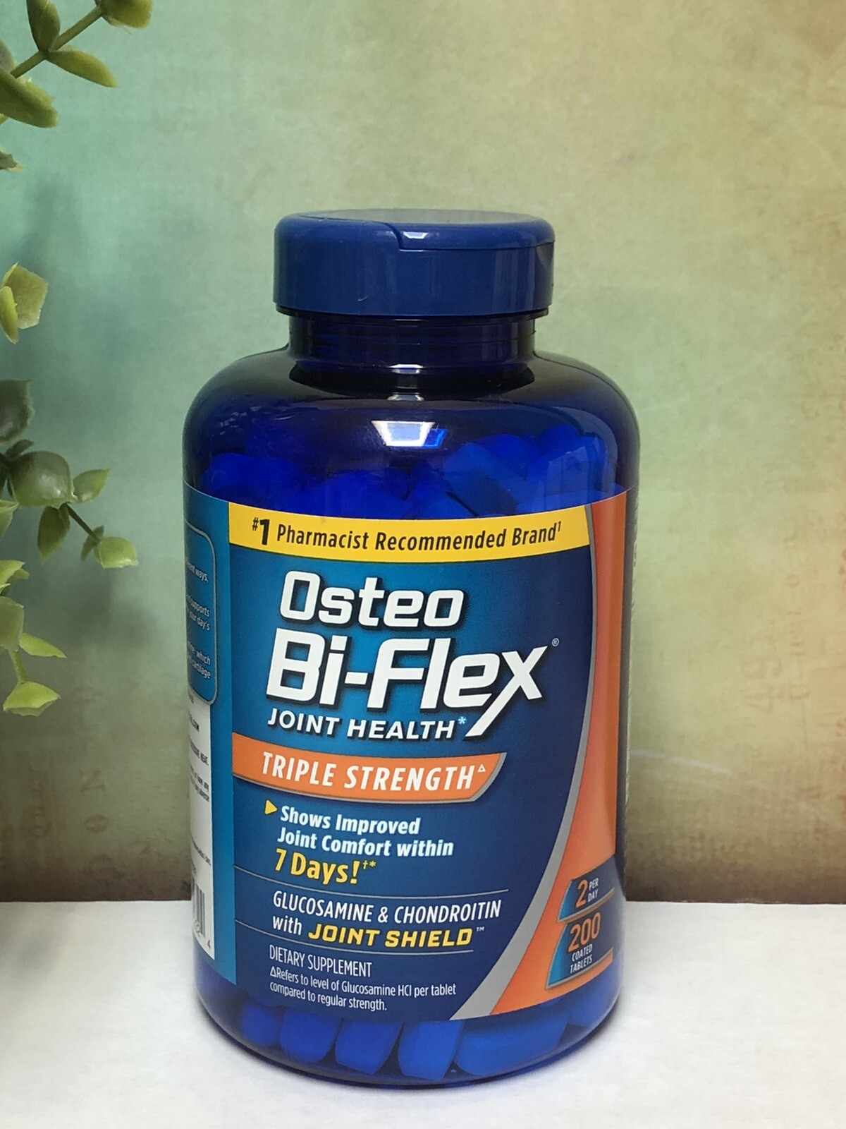 Osteo Bi-Flex Triple Strength Joint Health Supplement 200 Tabs ~ Exp 01/2026
