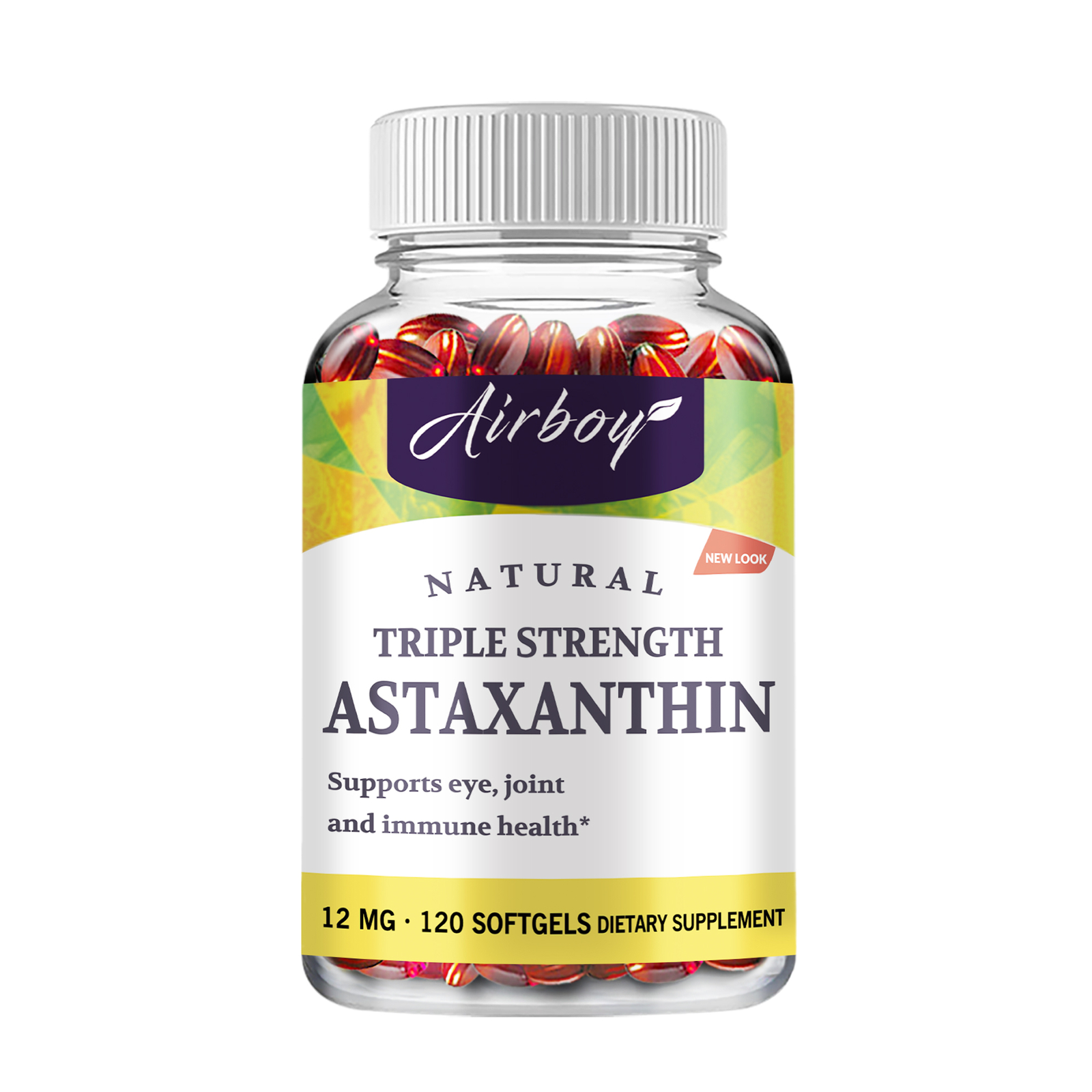 120pcs Astaxanthin – Eye, Joint, Heart and Cardiovascular Health, Lutein