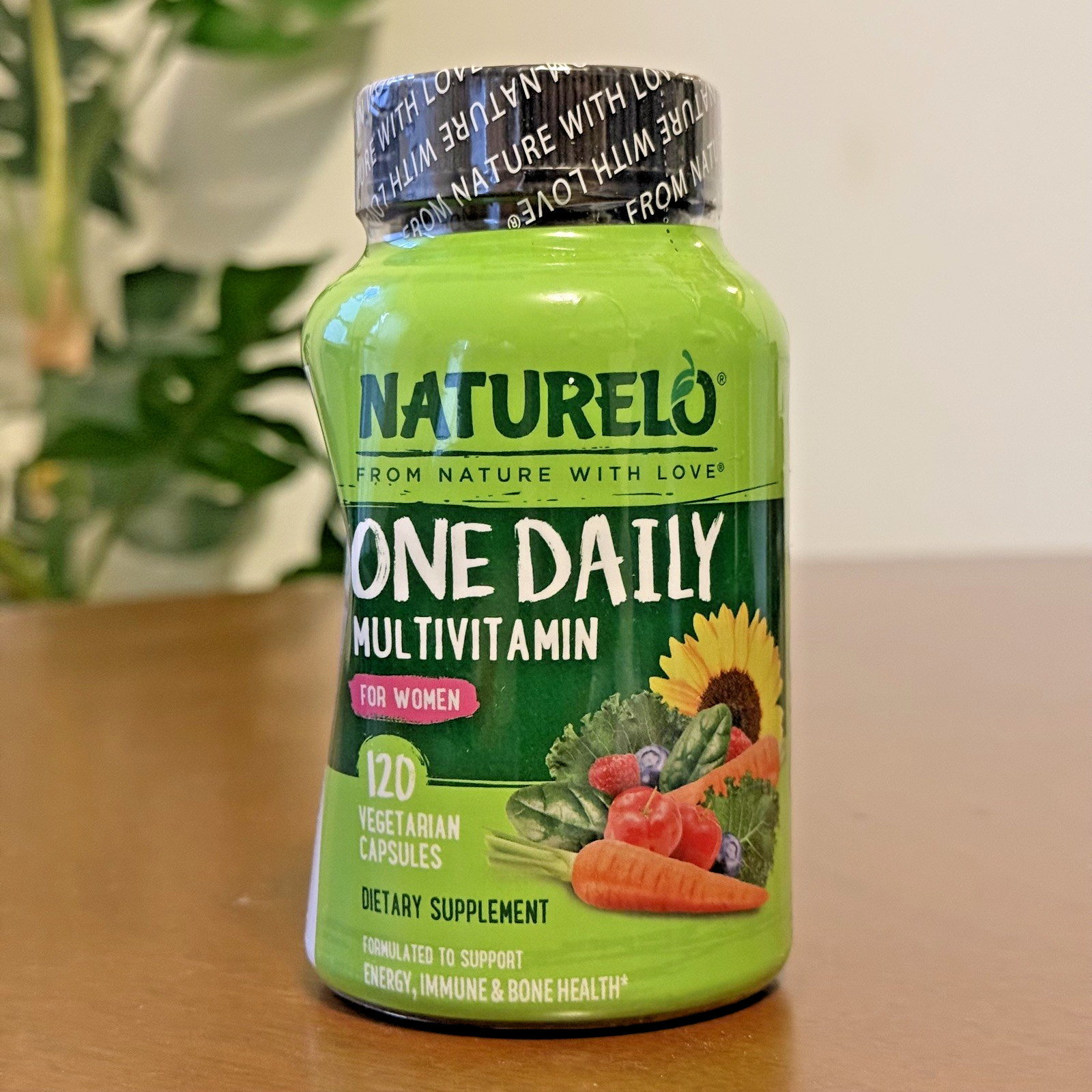 NATURELO ONE DAILY Multivitamin Supplement for Women – 120 Caps – EXP 02/2026