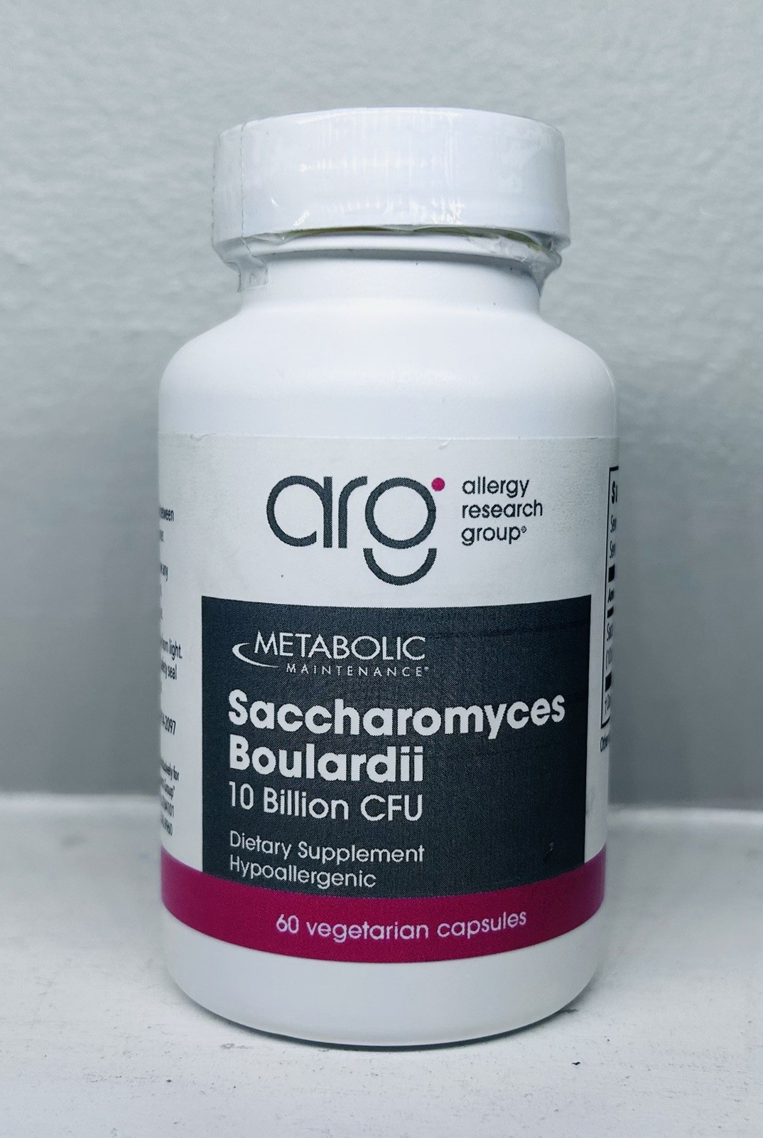 Metabolic Maintenance Saccharomyces Boulardii Probiotics 10 Billion CFU-60 Caps