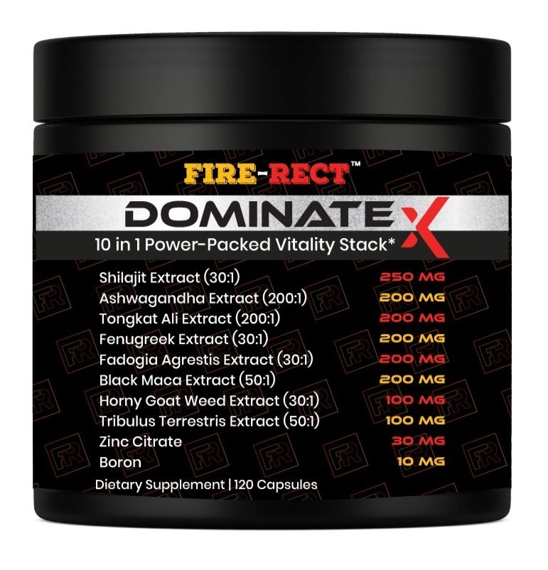 Dynamate X 10 in 1 Masculinity Maximizer Supplement for Men POWERFUL & EXTRACT