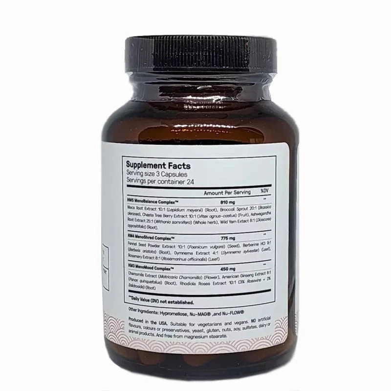 US Happy Mammoth Hormone Harmony Natural Hormonal Support for Women 72 Capsules