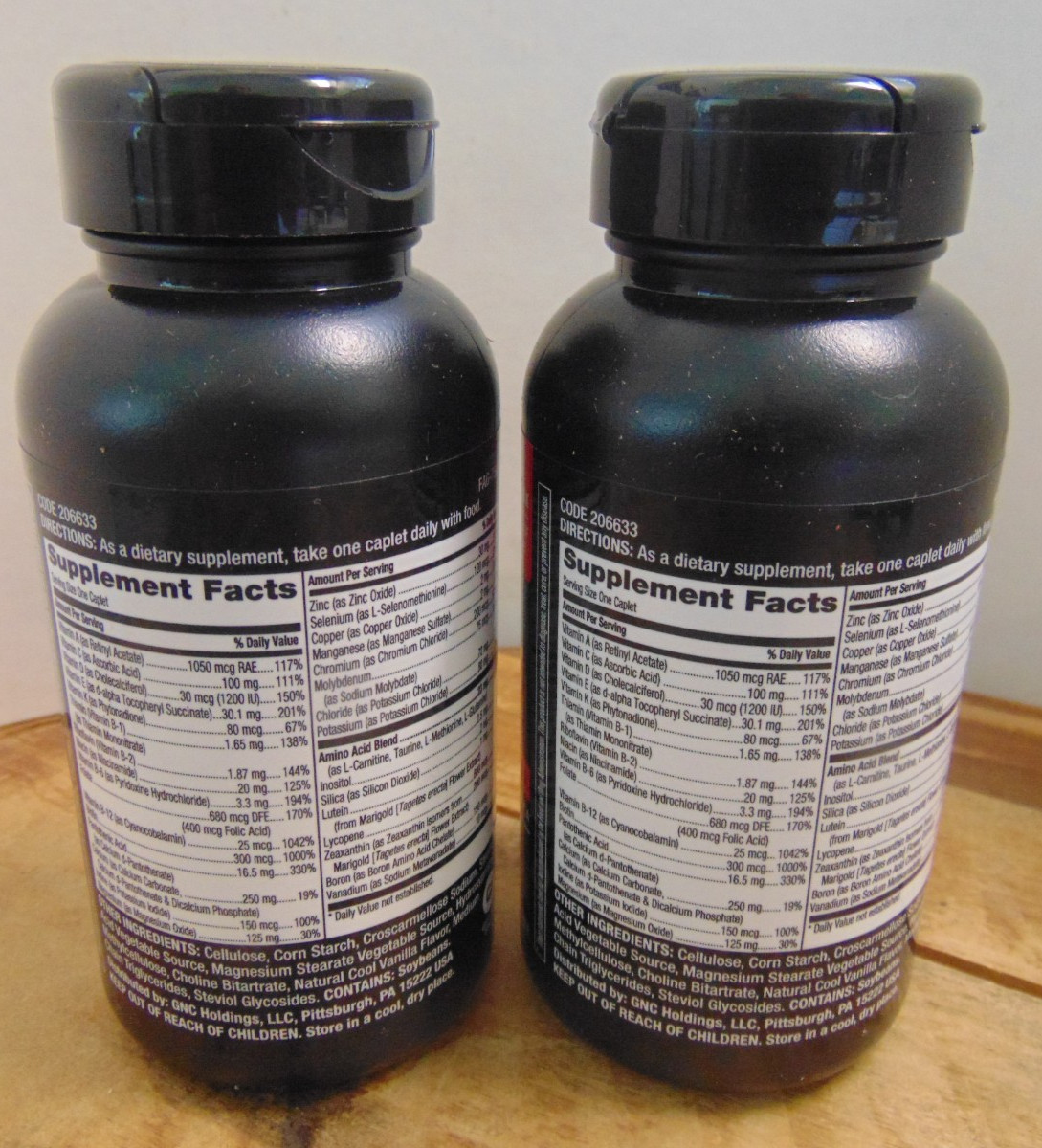 GNC Mega Men Essentials One Daily Multivitamin Supports Overall Health LOT of 2