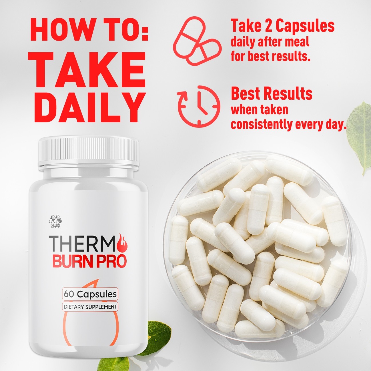 (1 Pack) Thermo Burn Pro Advanced Energy & Fitness Formula ThermoBurnPro 60 Caps