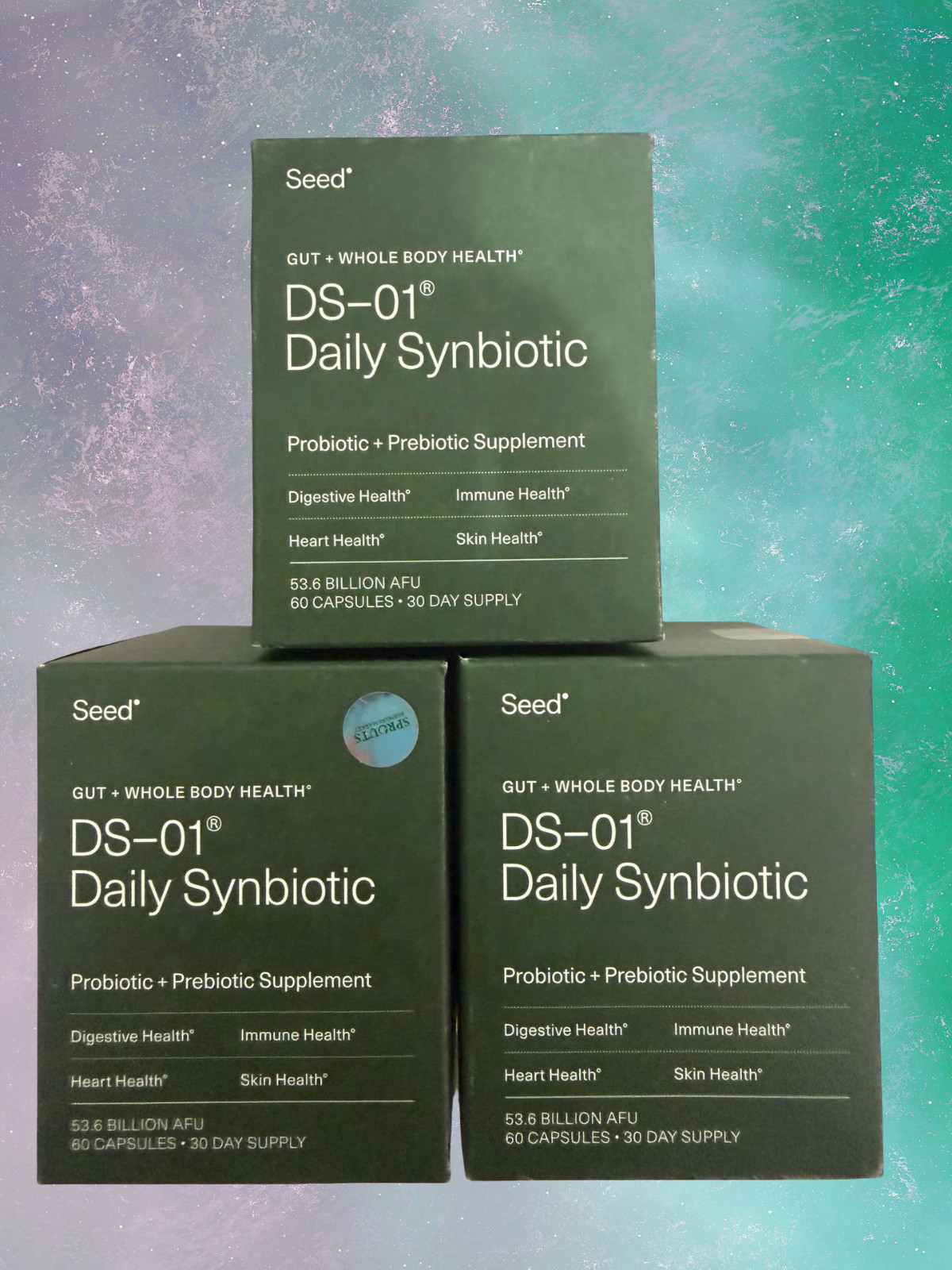 FOR 3 Seed DS-01 Daily Synbiotic Immune Support Bloating & Constipation NEW SHIP