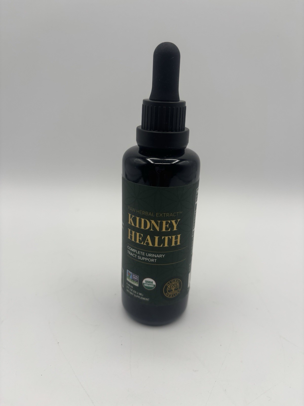Global Healing Kidney Health Organic Kidney Cleanse & Detox Non-GMO 2 Fl Oz