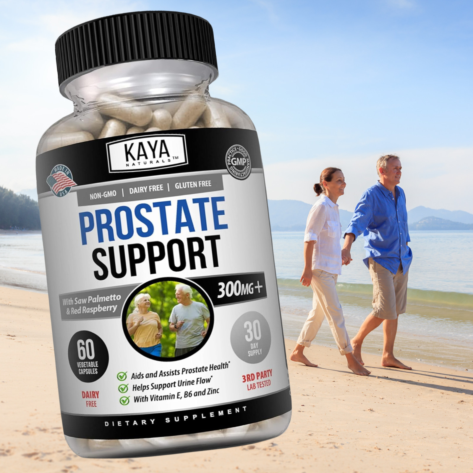 Prostate Supports – Saw Palmetto – Reduce Frequent Urination, Stamina supplement