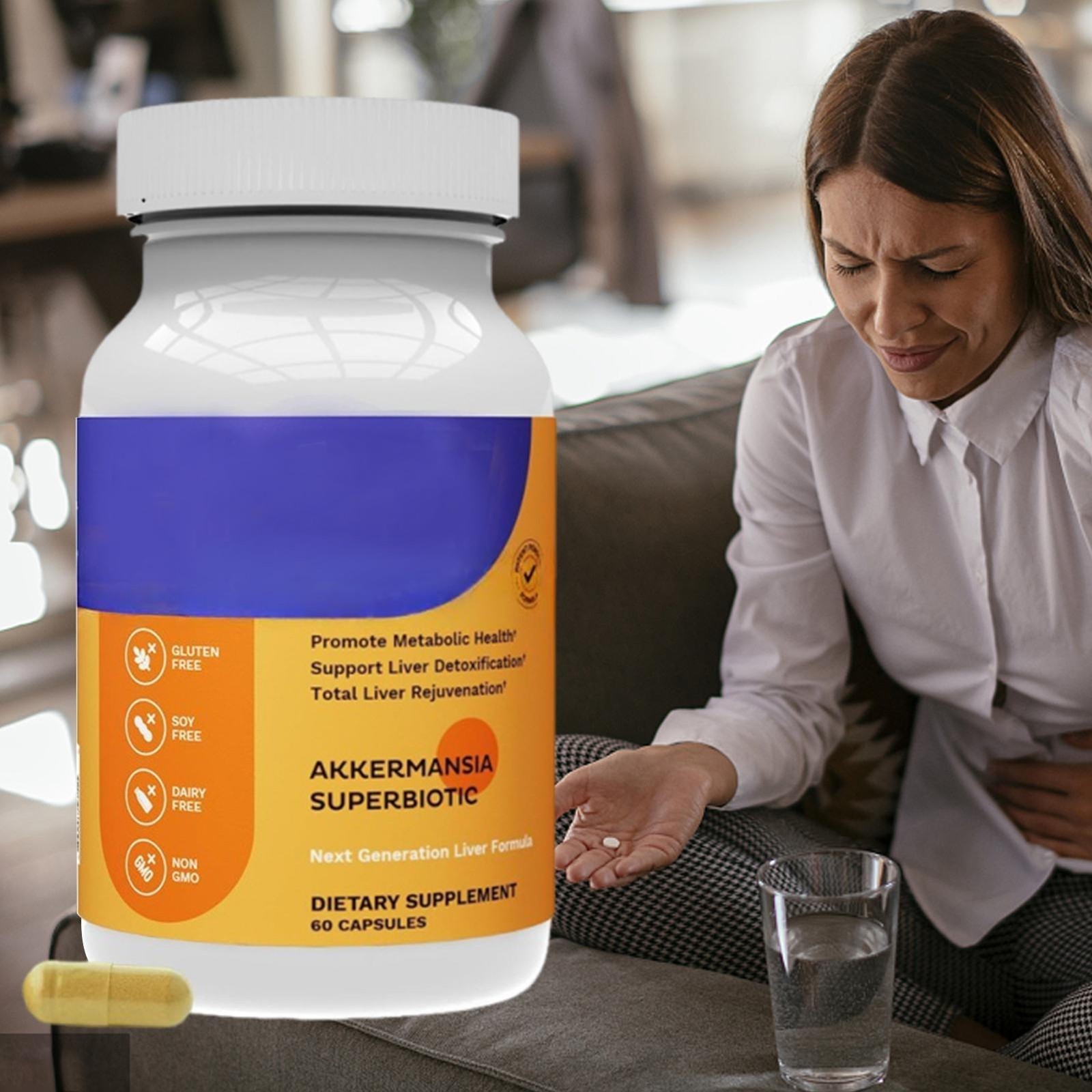 AKKA – Premium Liver Cleanse Detox & Repair Superbiotic,Gut Health, Milk Thistle