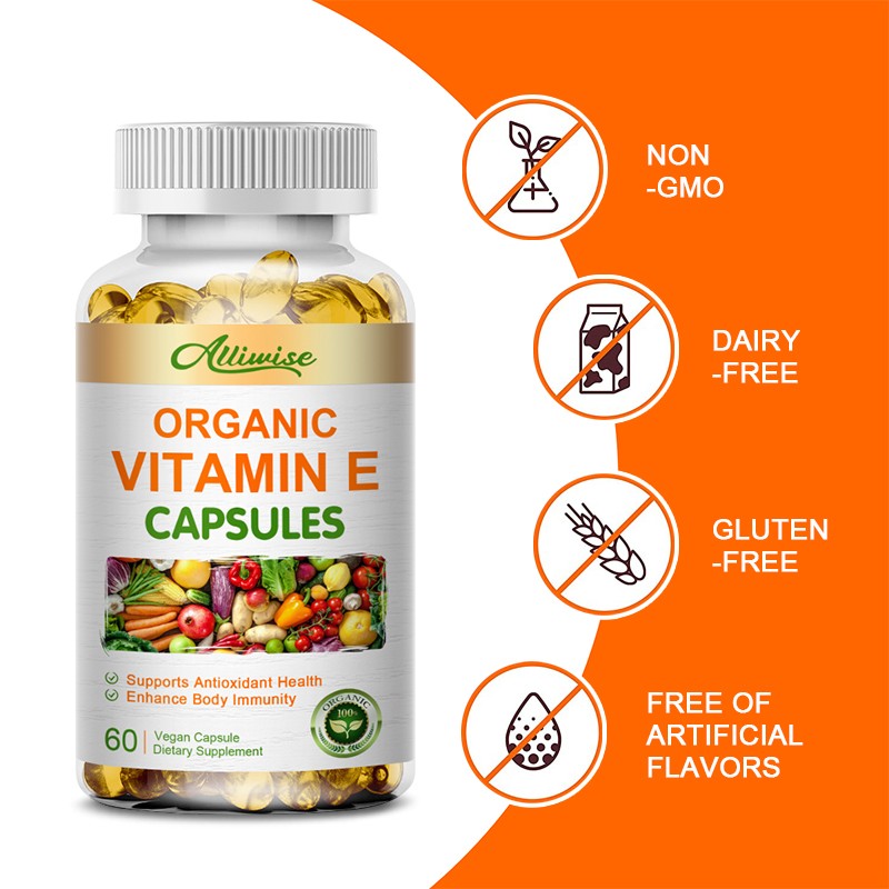 Vitamin E 400IU 120 Softgels – Anti Aging, Antioxidant, Immune Support, Eye Care