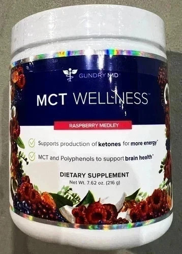 Gundry MD MCT Wellness – Raspberry Medley – 7.62 oz – Dietary Supplement