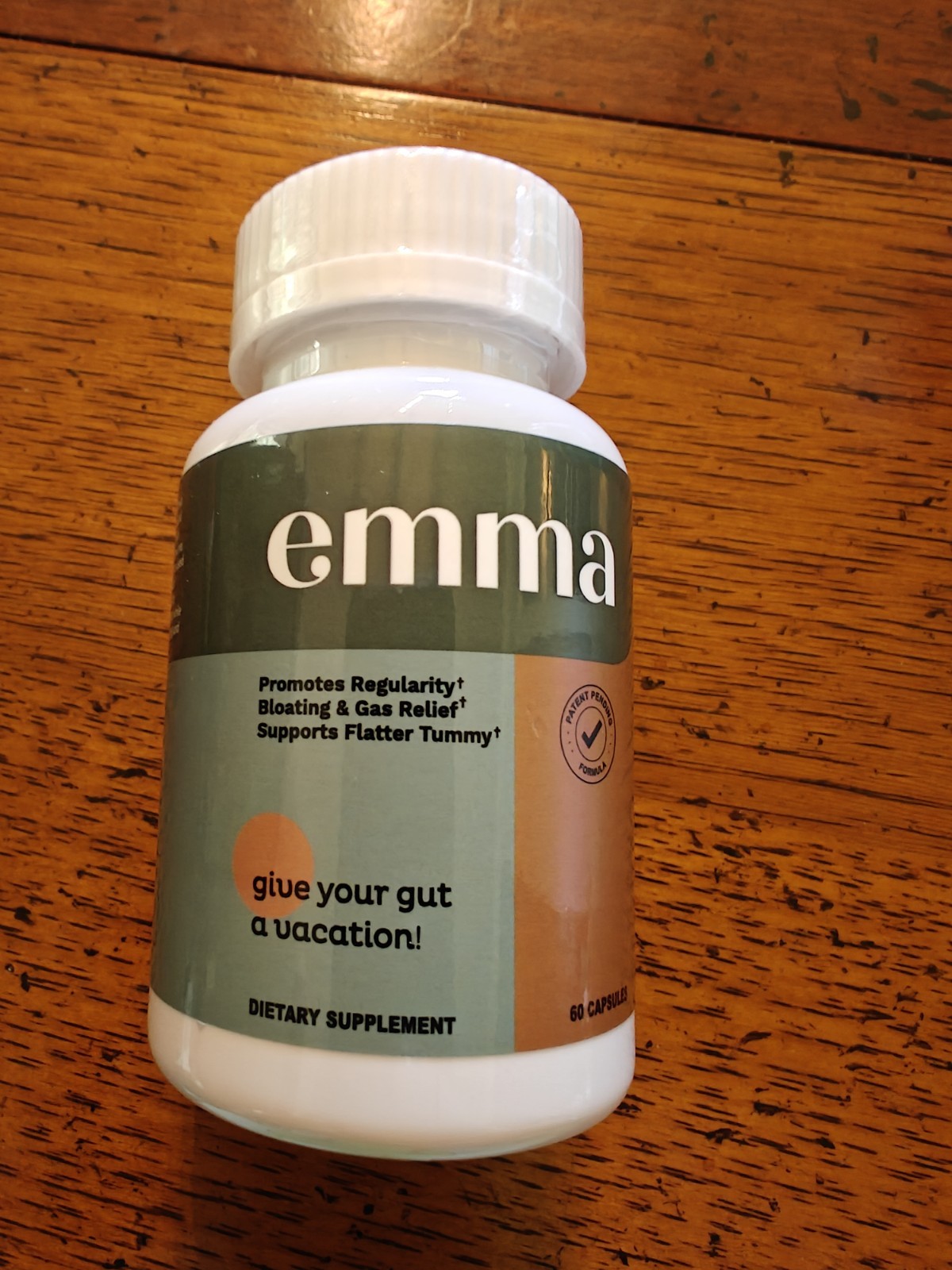 EMMA Gut Health Gas & Bloating Constipation Leaky Gut Repair 60 Caps Exp 11/25