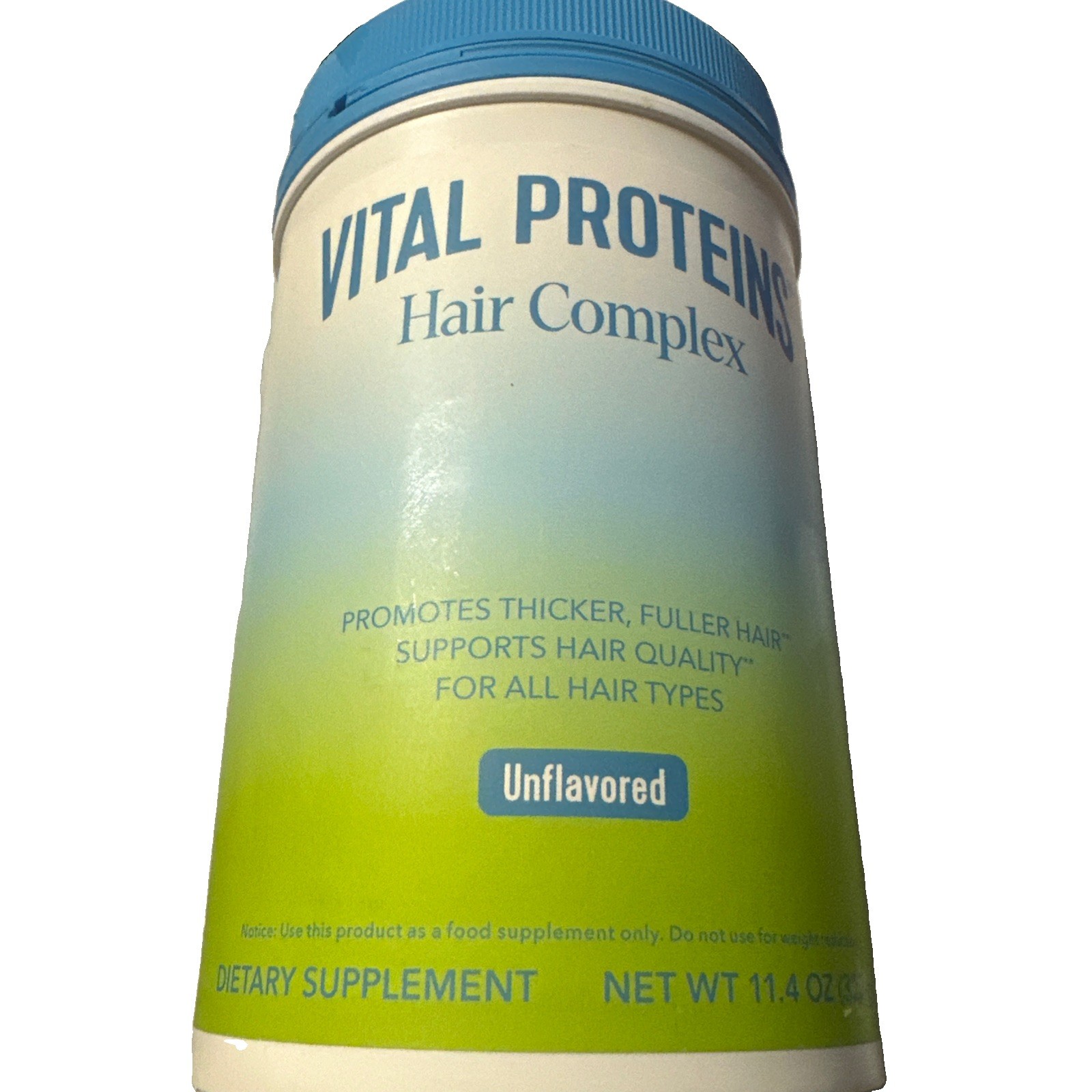 Vital Proteins Hair Complex EXP 12/26!!Thicker Fuller Hair Unflavored 11.4oz New