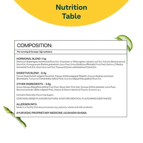 OZiva Plant Based HerBalance for PCOS Supplements for Women 200 gm