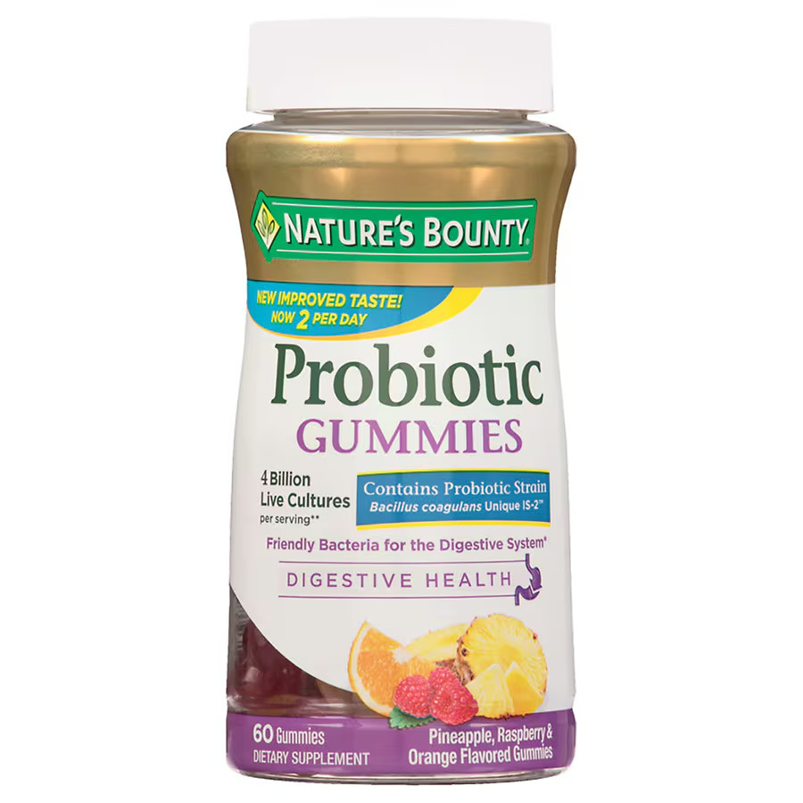 Nature’s Bounty Probiotic Gummies 60 Gummies 60 Ct Exp 01/2025 New Sealed