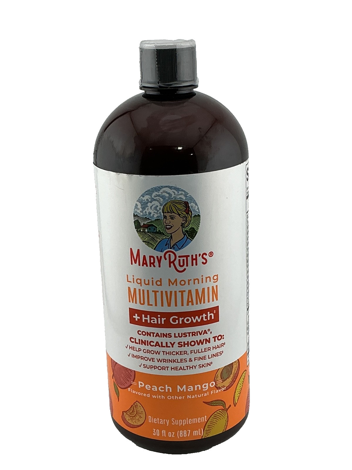 4X Mary Ruth’s Liquid Multivitamin Morning +Hair Growth 30oz Sealed! Best By
