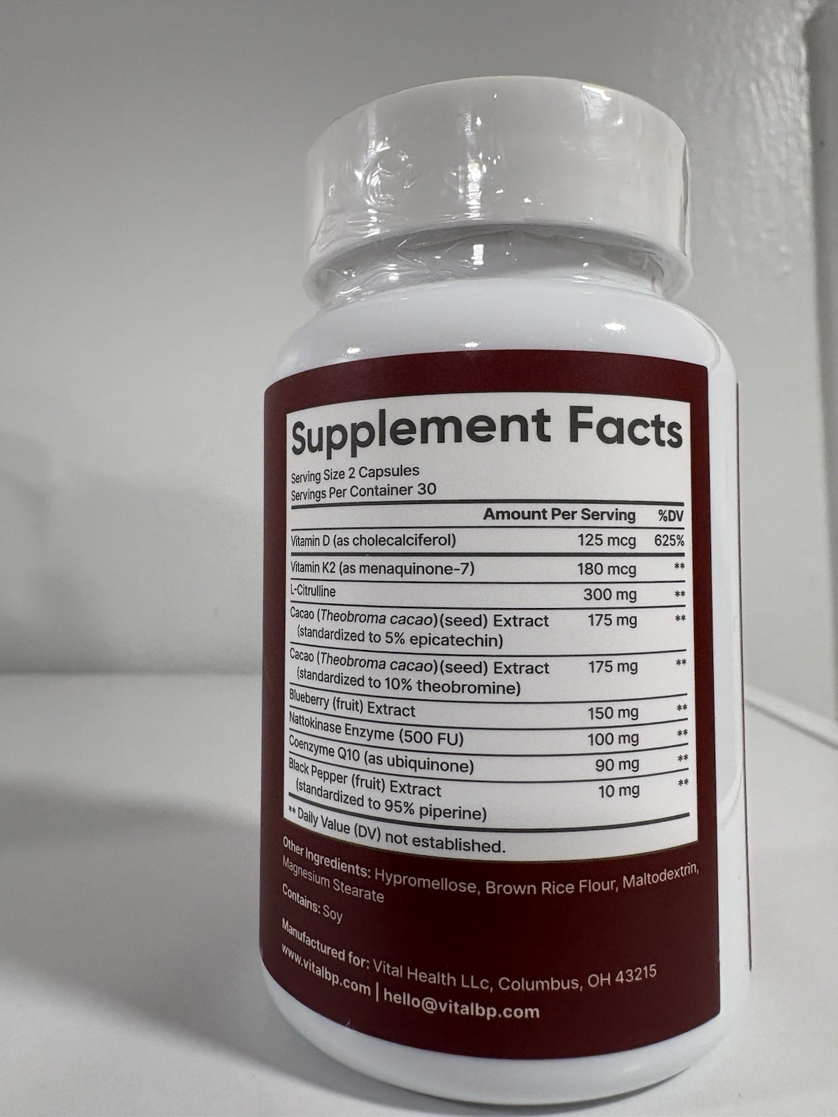 VitalBP Total Cardiovascular Health 60 Capsules
