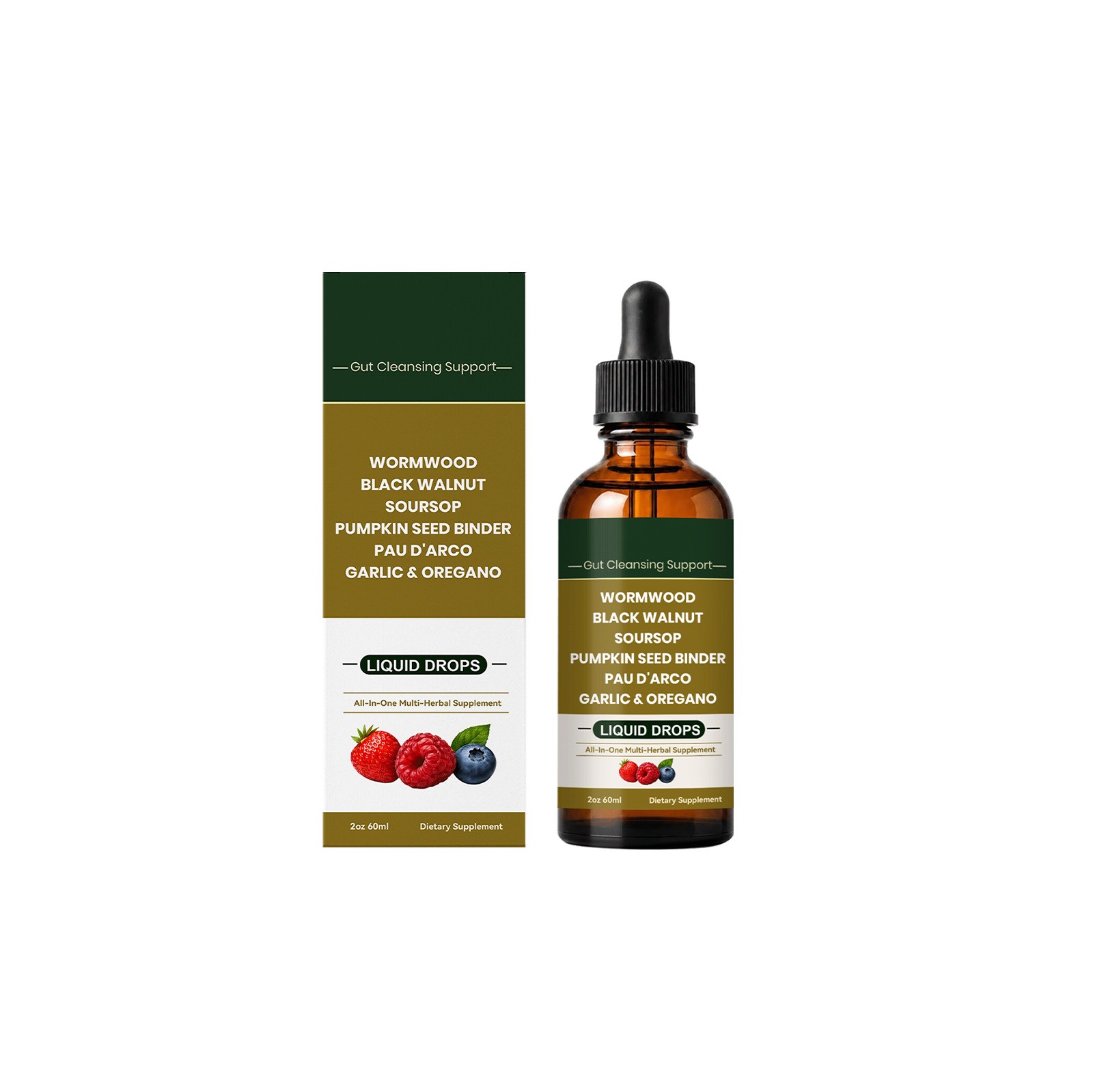 LUMVELLE Wild Harvested Wormwood Herbal Liquid Botanical Supplement Drops 1-5pcs
