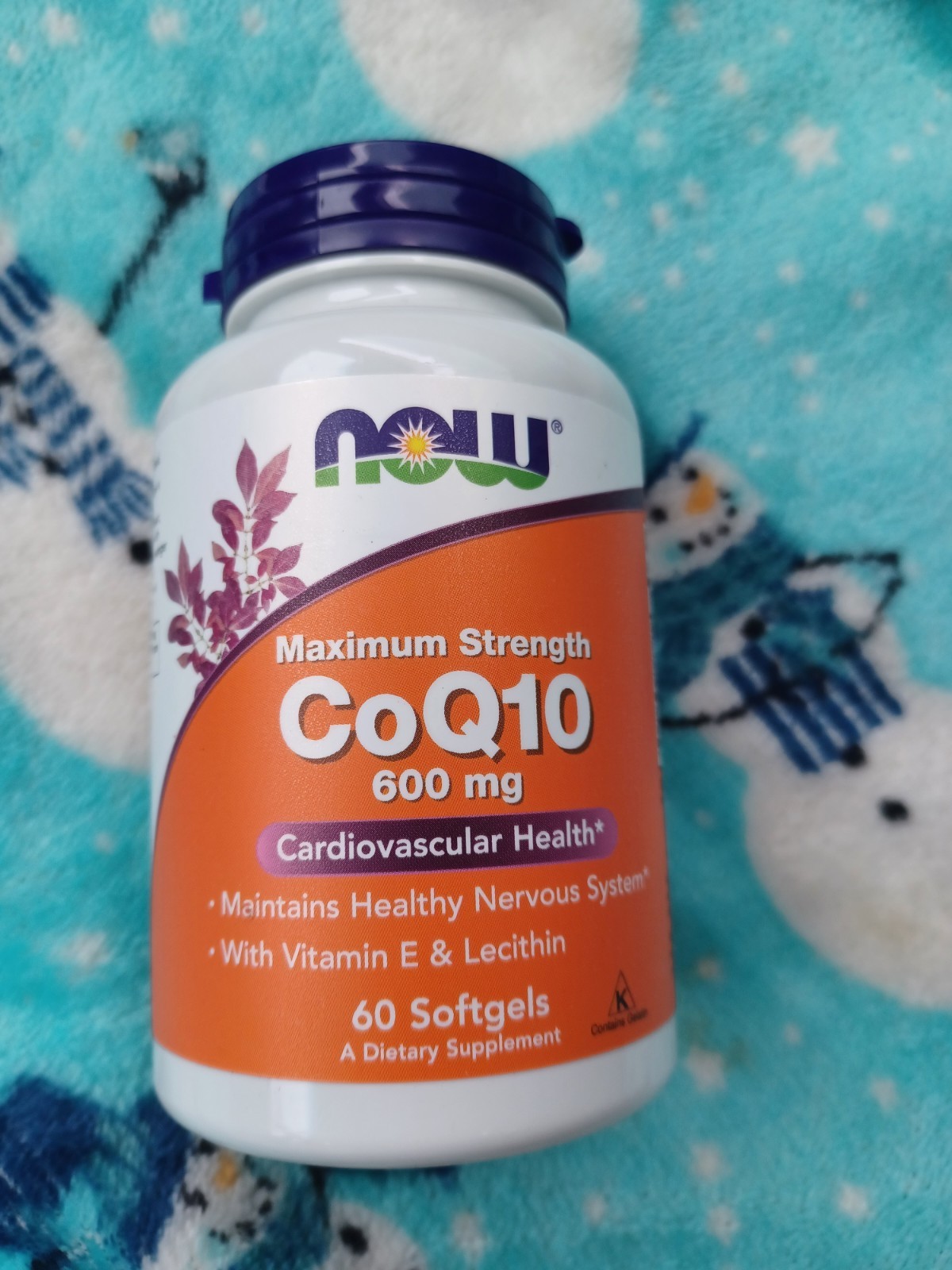 NOW Foods MAX STRENGTH CoQ10 600 MG 60 Capsules Exp. 04/2030