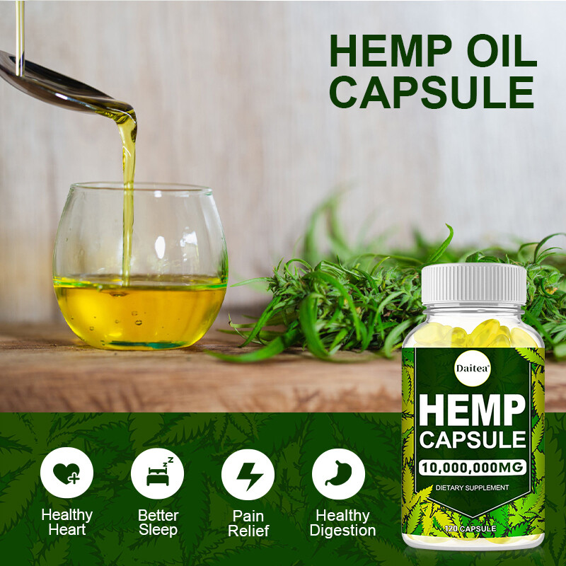 Extra Strength Hemp Capsule for Sleep, Calm, Anxiety