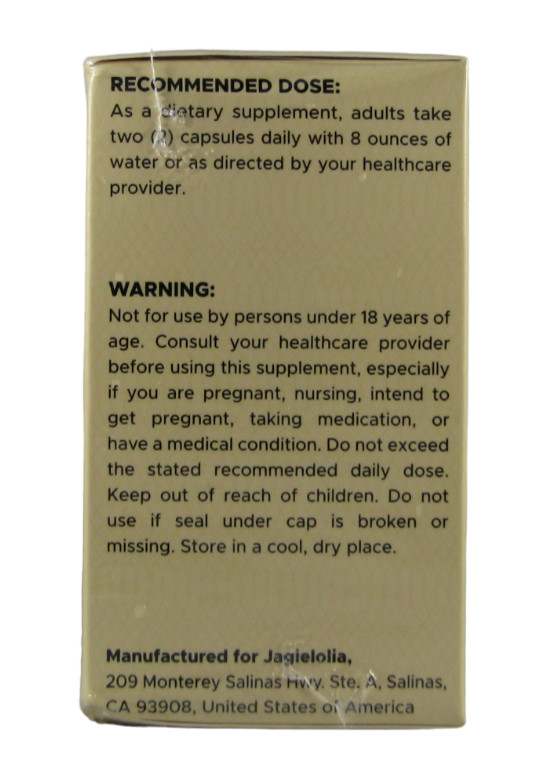 Jagielolia All-in-One Detox Binder Supplement 1500 MG High Bioavailability 90 Ca