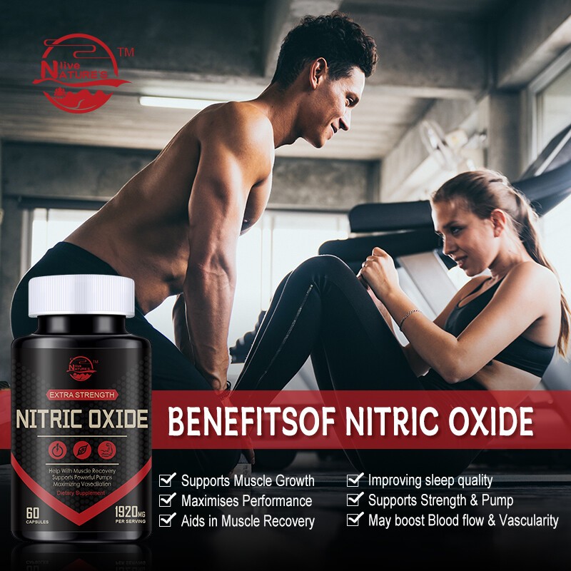 Nitric Oxide & Circulation Booster | L-Arginine, L-Citrulline | Extra Strength