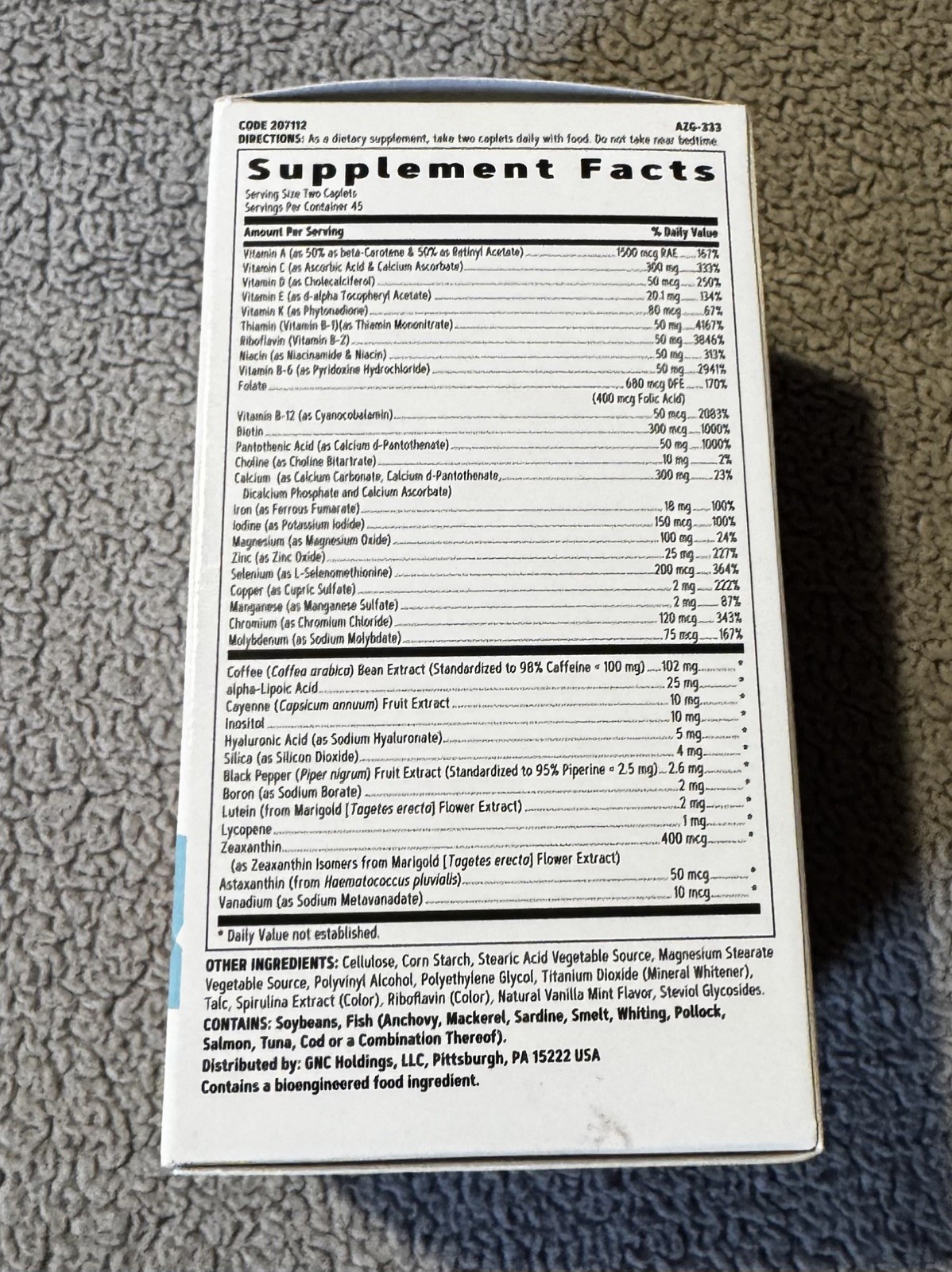 GNC Women Multivitamin Active Timed-Release Dietary Supplement 90 Caplets 11/26
