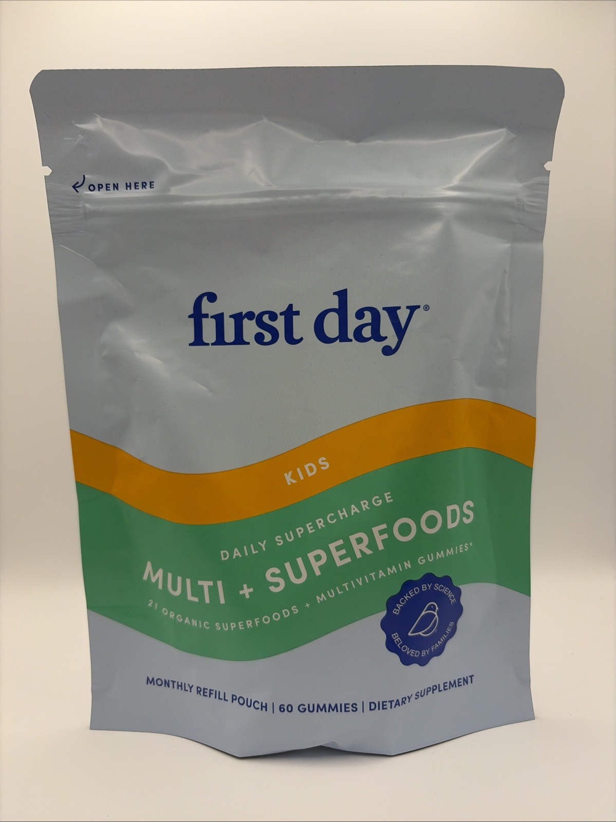 02/2027 First Day Kids Multivitamin Gummies Age 4+, 60 GUMMIES SUPPLEMENT