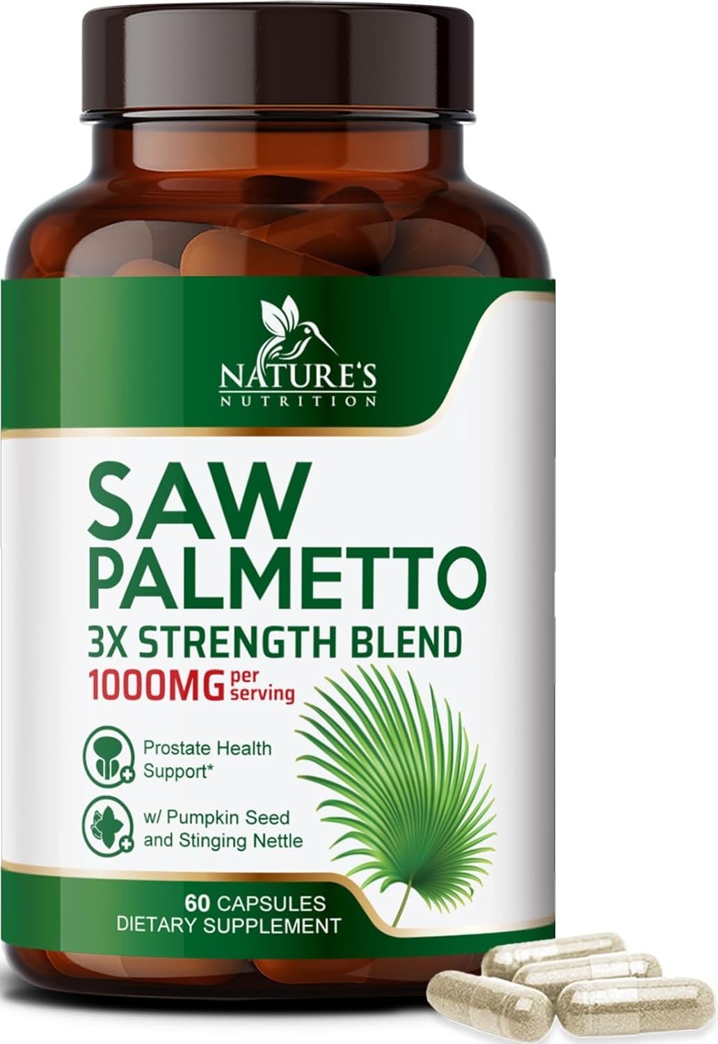 Saw Palmetto for Men – 3X Strength Prostate Health