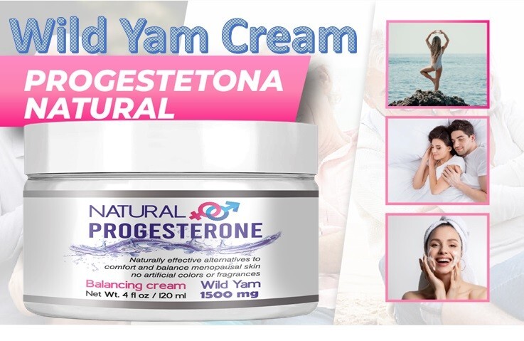 Natural WILD YAM Skin Cream – 4 oz UNSCENTED with 1500 MG OF WILD YAM USP