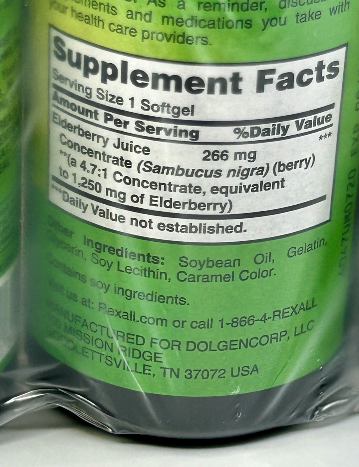 3 ELDERBERRY Sambucus HERBAL Supplement 1250 mg Softgel 60X3=180 w/ ANTIOXIDANTS