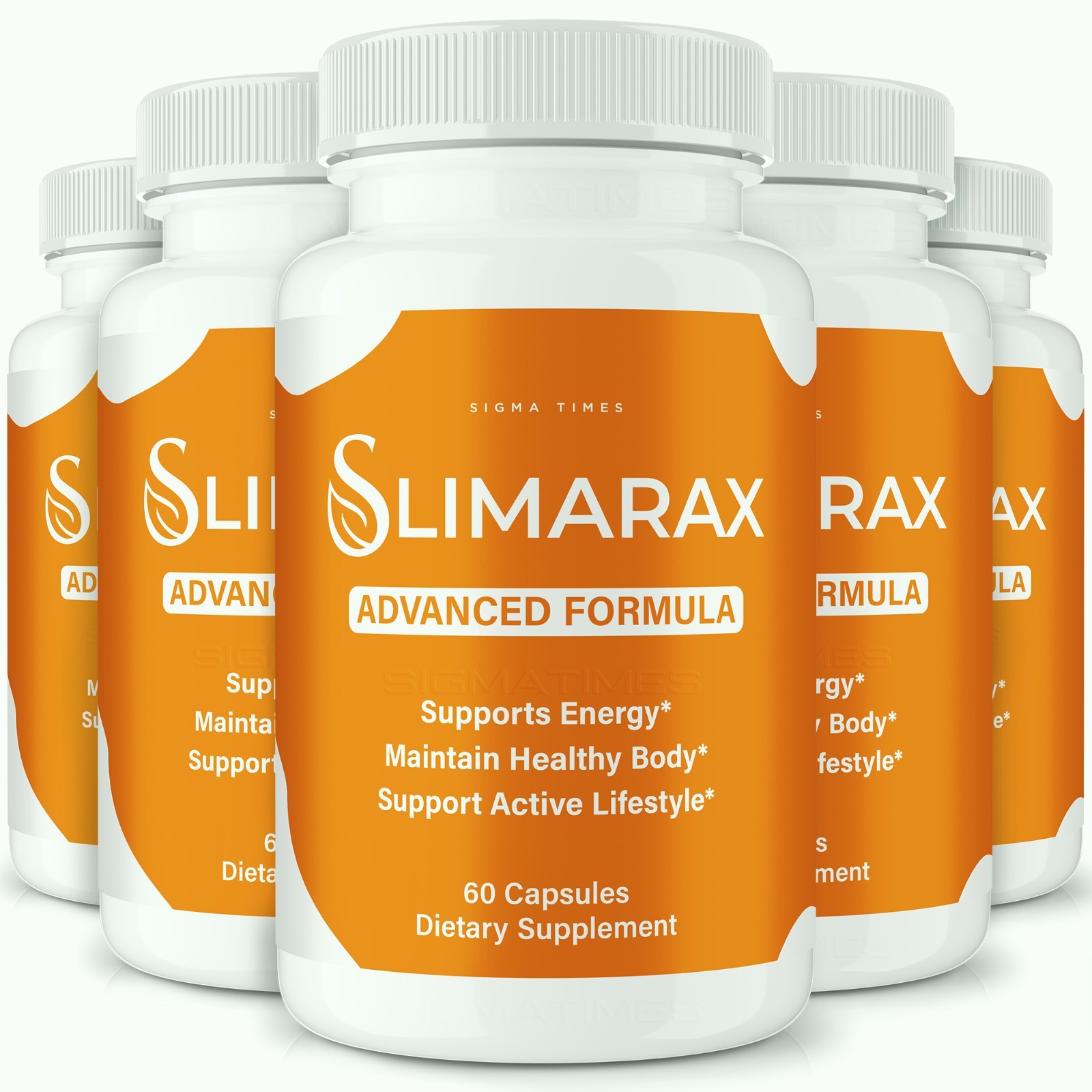 Slimarax Capsules – Energy & Weight Management Support Supplement – 5 Pack