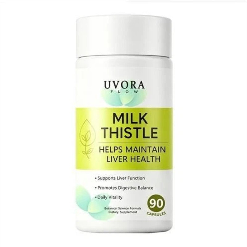 Uvora Milk Thistle Detox, Premium Herbal Supplement With Milk Thistle Extrac…