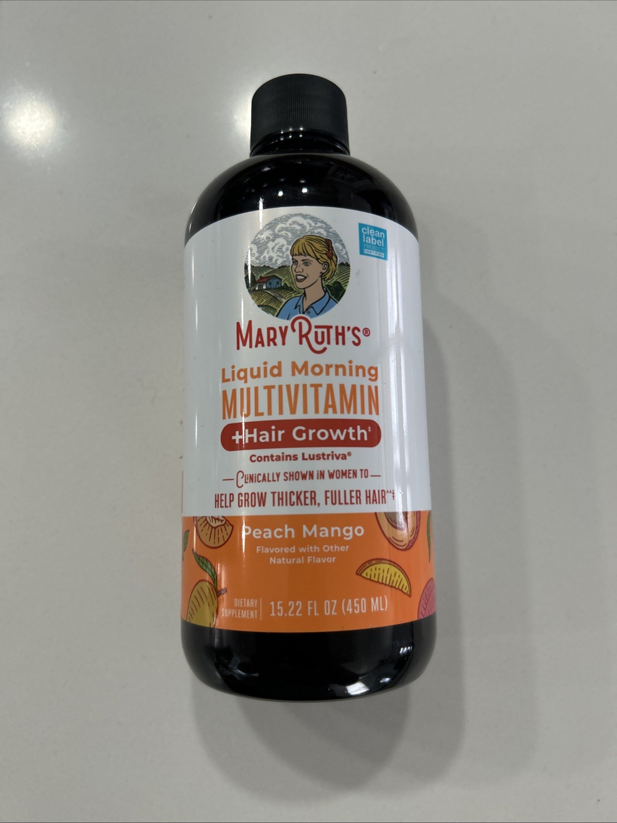 Mary Ruth’s Organics Liquid Multivitamin+Hair Growth Exp 11/2027 15.22 Fl Oz New