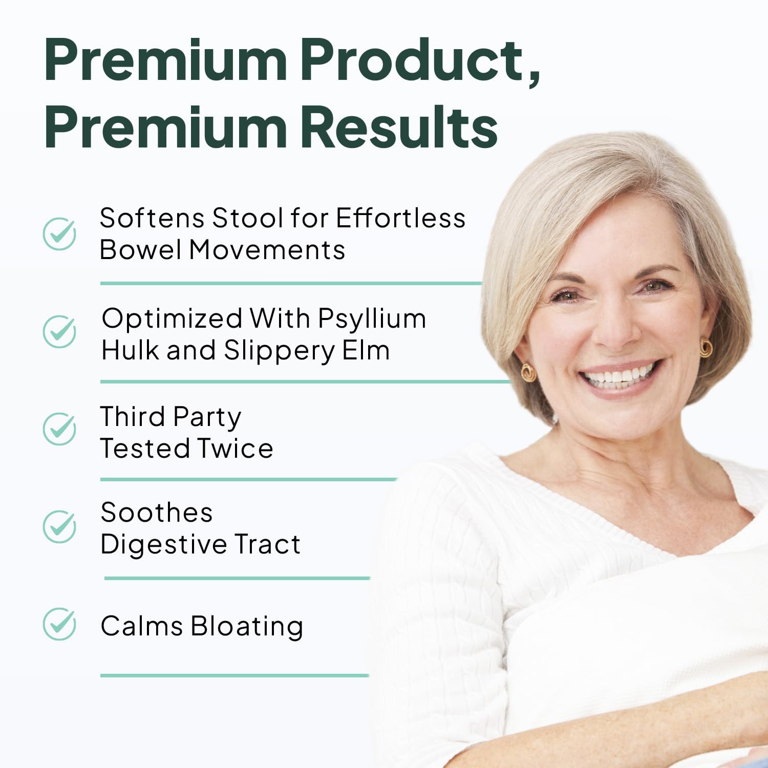 Organics Ocean Better Fiber Daily Fiber Supplement Soften Stool for Effortl…