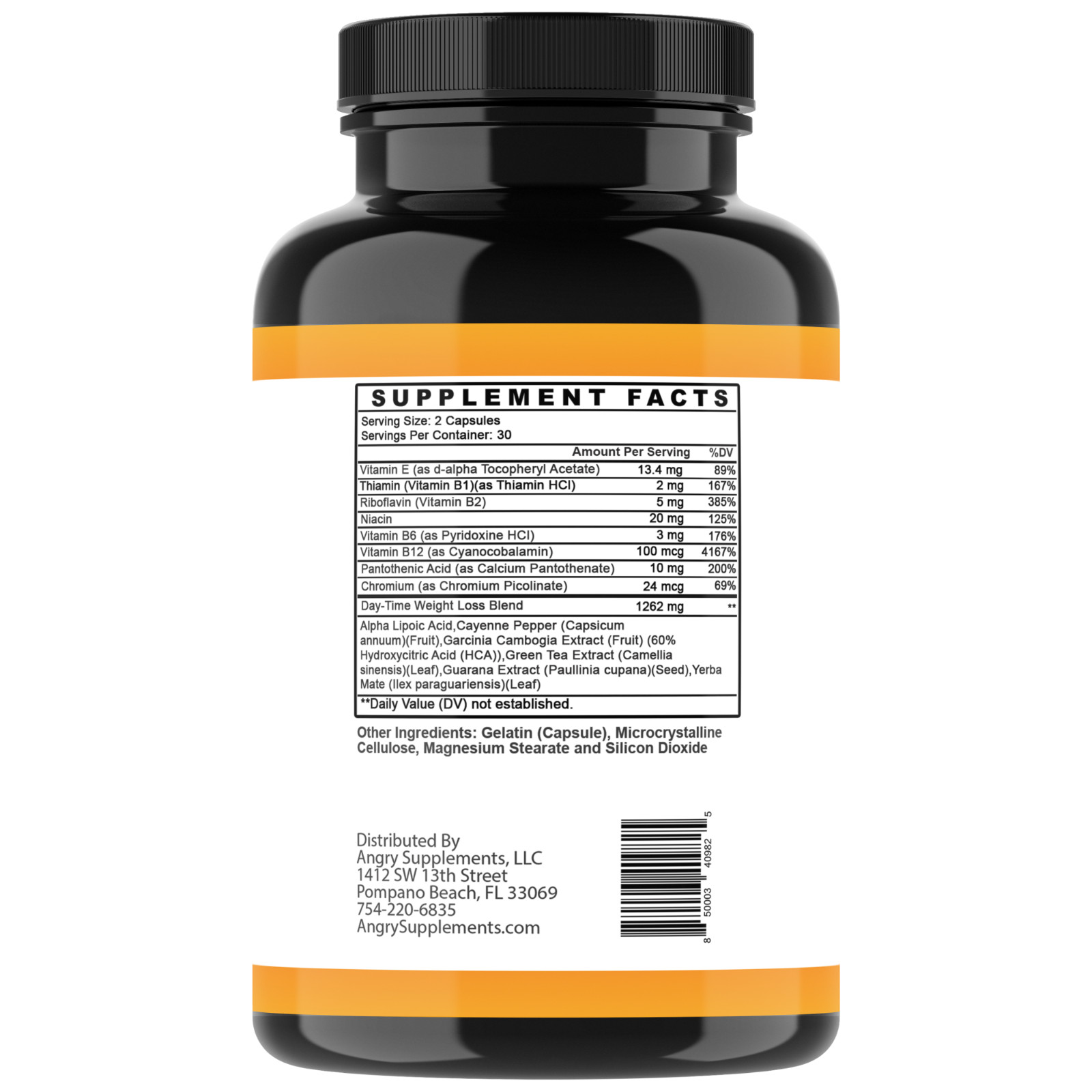 Monster Fat Burn AM + PM + Angry Energy Metabolism & Natural Energy Boost 3PK