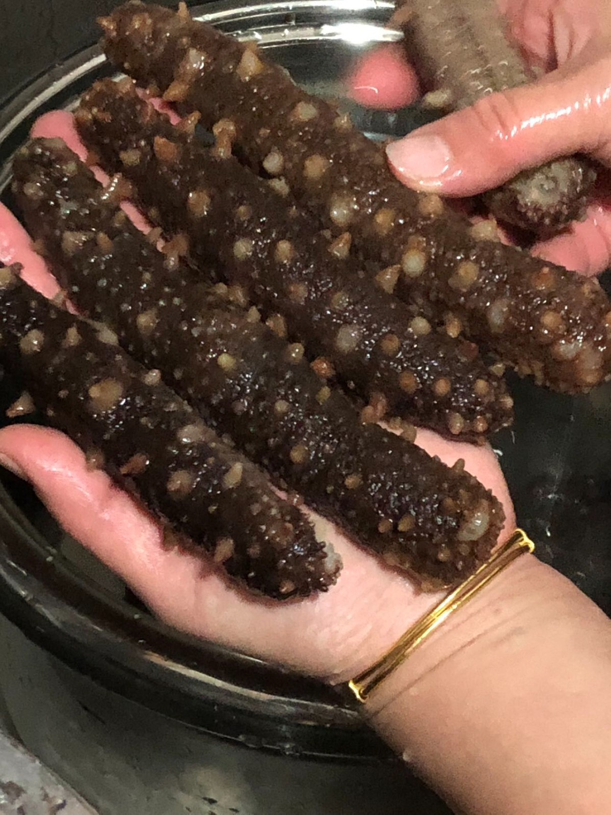 阿拉斯加红参(海参)Super 3A natural Sun Dried ALASKA Red Sea Cucumber(Size XXL)1LB/Bag