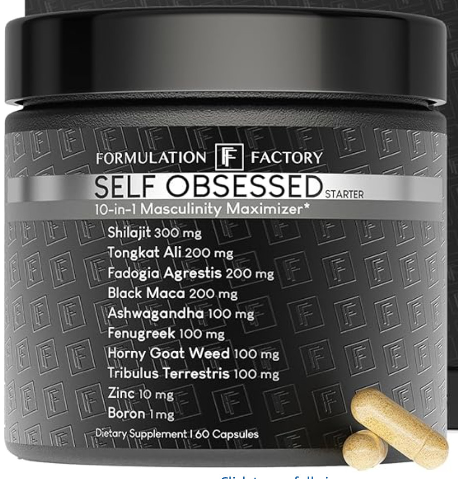 Formulation Factory Self Obsessed 10-in-1 Masculinity Maximizer for Men BRANDED