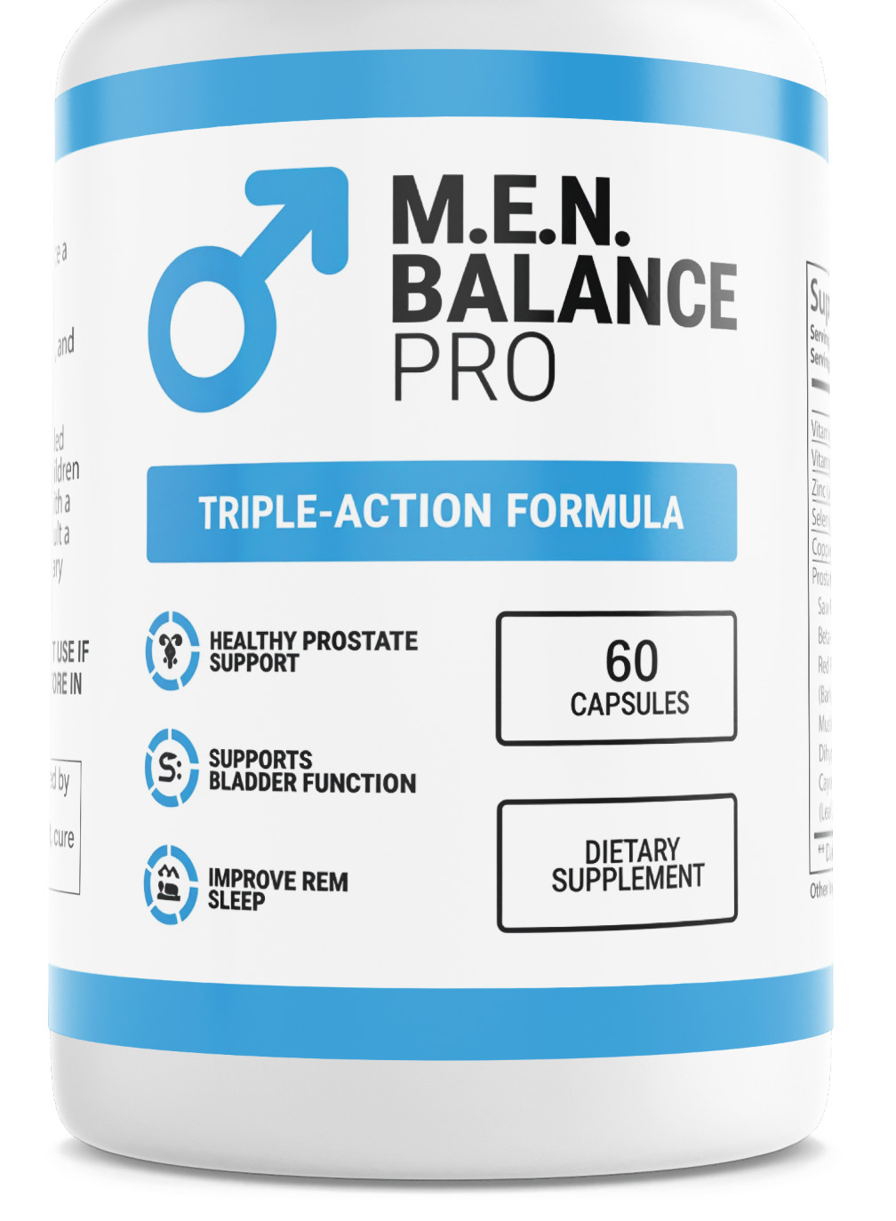 Men Balance Pro Prostate Health Support Dietary Supplement 60 Capsules