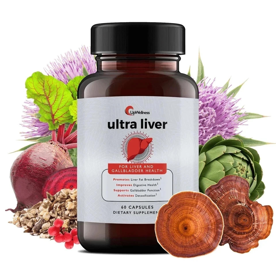 3Pcs designed for Ultra Liver Supplement UpWellness Liver Health and Gallblad…