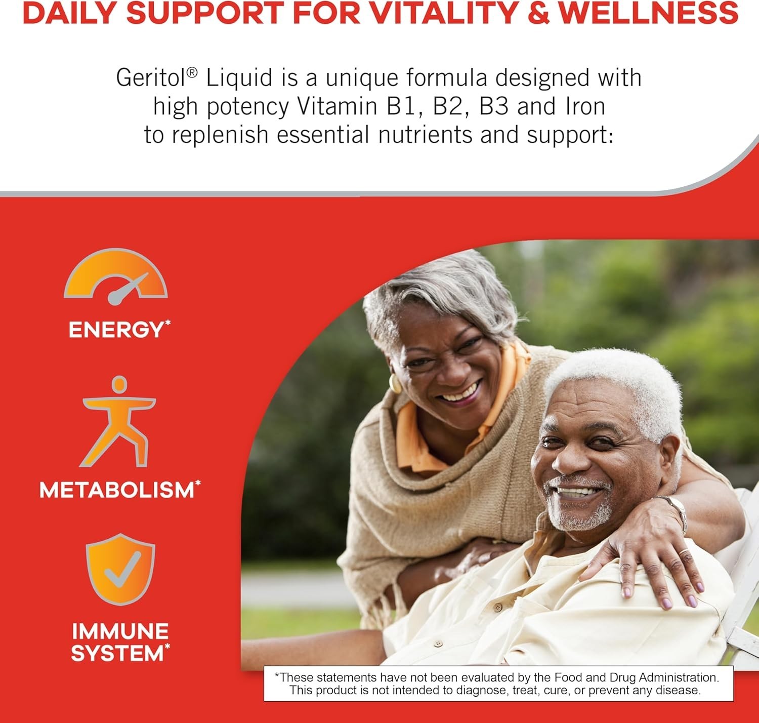 4 Pack Geritol Liquid B-Vitamins & Iron Supplement 12 Oz ( 354 ml ) Each