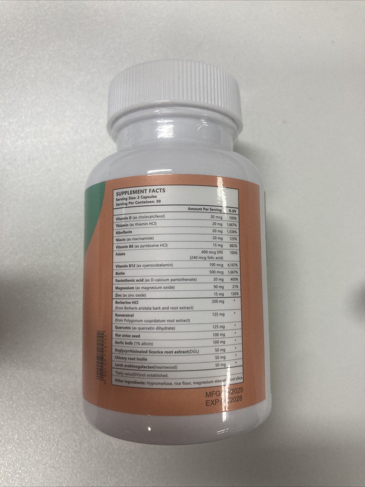 Emma Gut Health Supplement | Bloating Relief | Gut Regularity | 60 Capsules