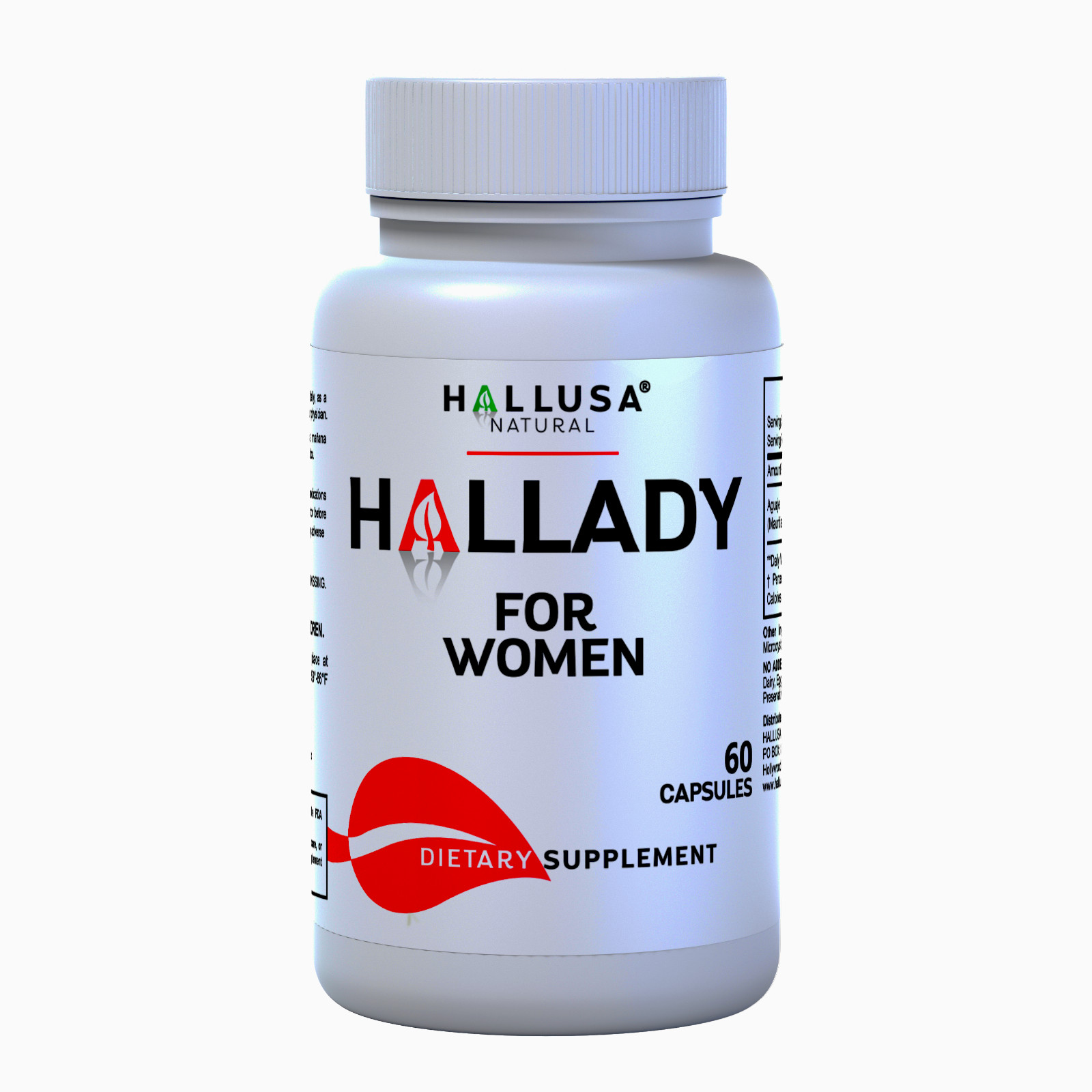 HALLADY 1000 mg – Aguaje Curves – Premium supplement for women 60 CAP