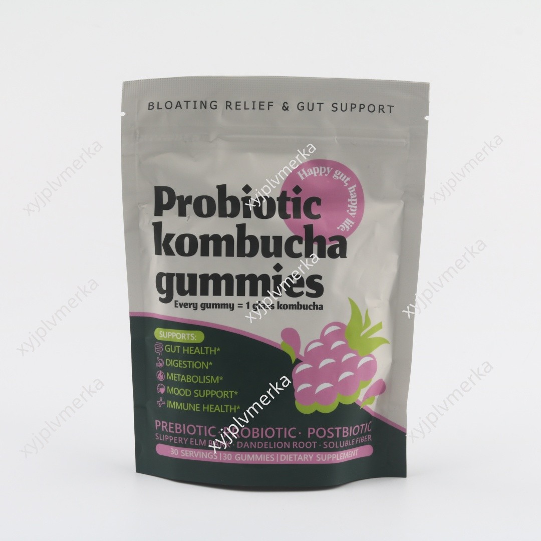 1-3 Pack Kombucha Gummy – Prebiotics Probiotics Fiber Daily Supplement