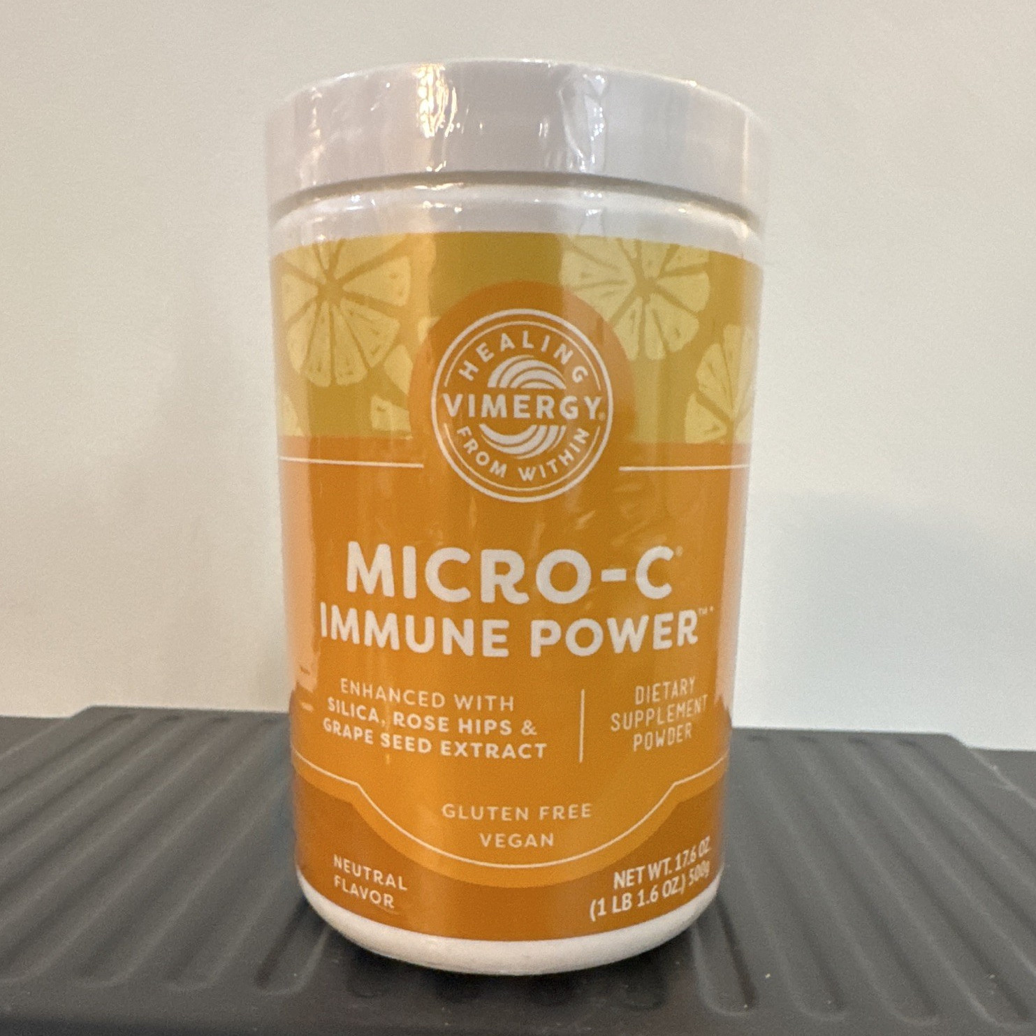 Vimergy Micro-C Immune Support Vitamin C Powder 500g 2000mg Neutral Vegan
