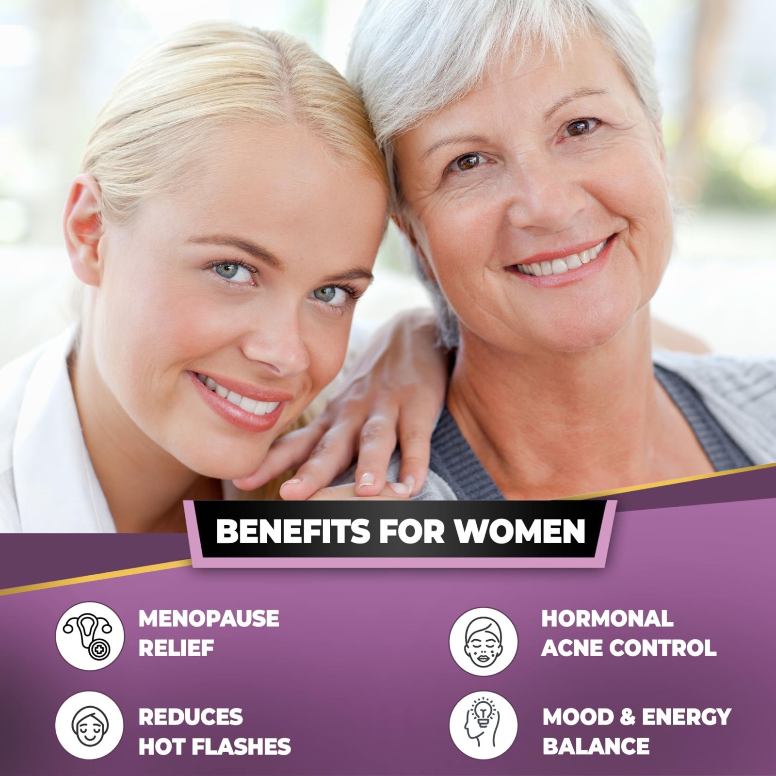 DIM Supplement with Broccoli Extract and BioPerine, Natural Hormone Balance 60ct