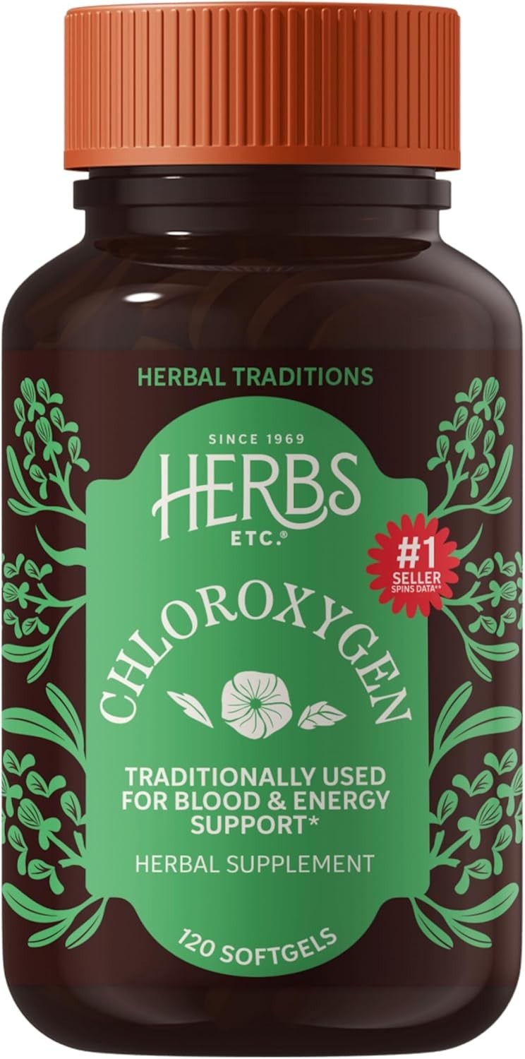 Chlorophyll Softgels for Daily Detox & Energy Boost – 120 Capsules, Natural Form
