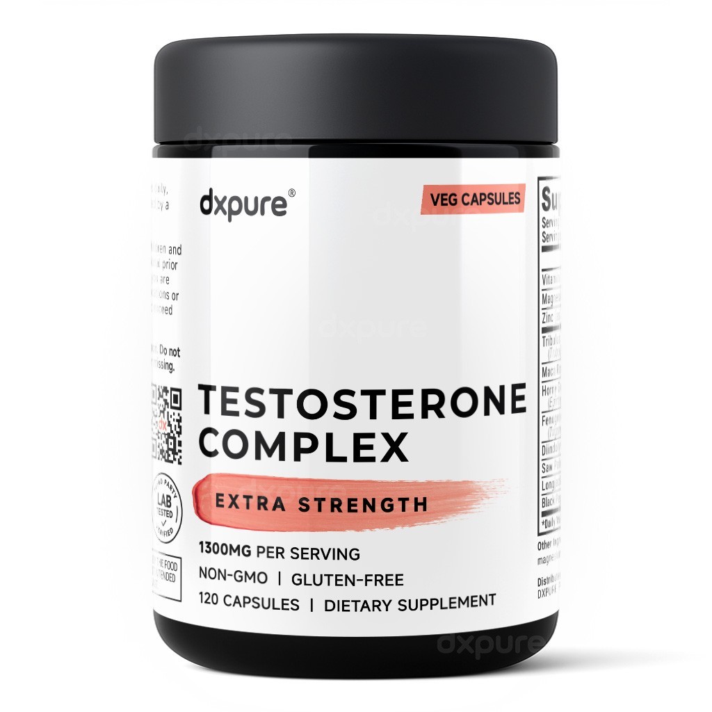Dxpure T-Level Complex – 120 Capsules – Gluten Free Non-GMO
