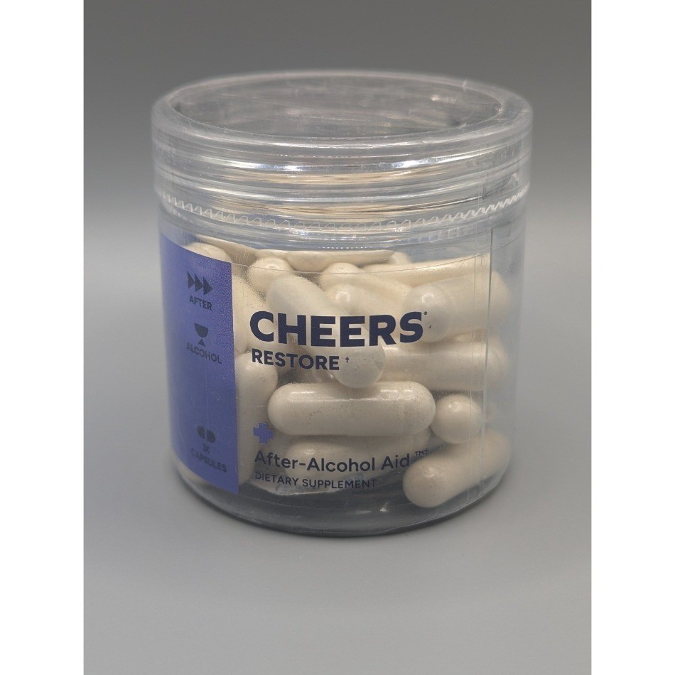 Cheers Restore DHM + L-Cysteine Supplement | Post-Alcohol Liver Support Capsules