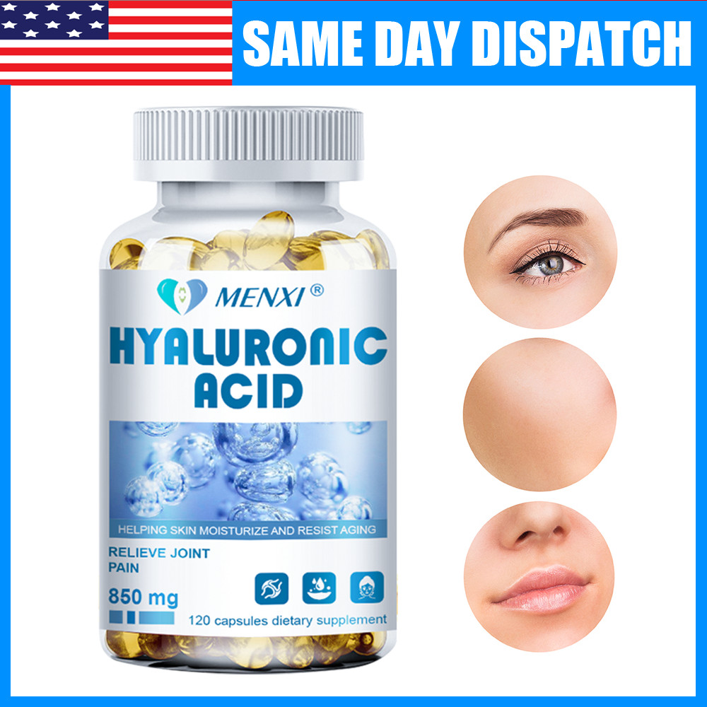 120Pcs Hyaluronic Acid Capsules Support Healthy Joints Help Reduce Wrinkles